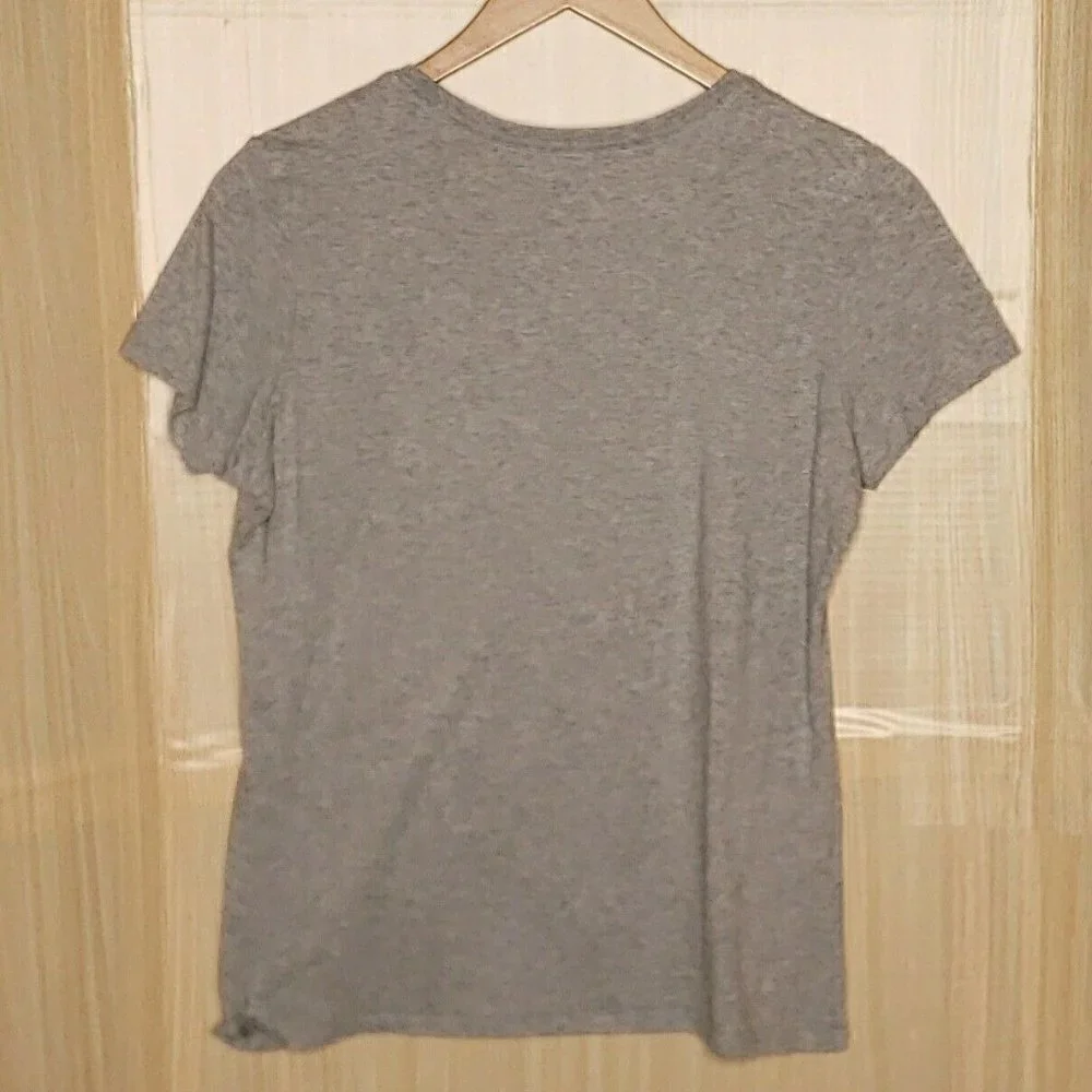 Nike Womens Slim Fit Grey Nasty Nice Short Sleeve Top XL